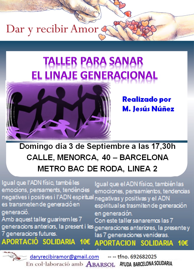 TALLER PARA SANAR EL LINAJE GENERACIONAL