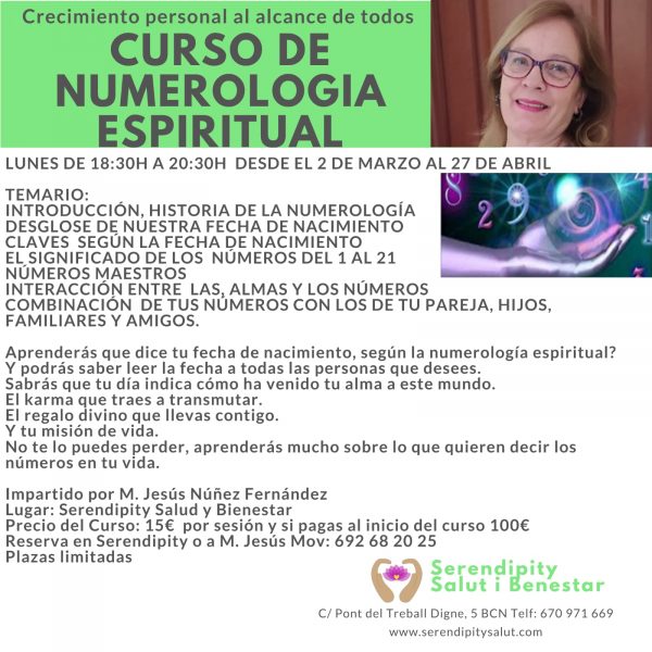 NUEVO CURSO NUMEROLOGÍA ESPIRITUAL