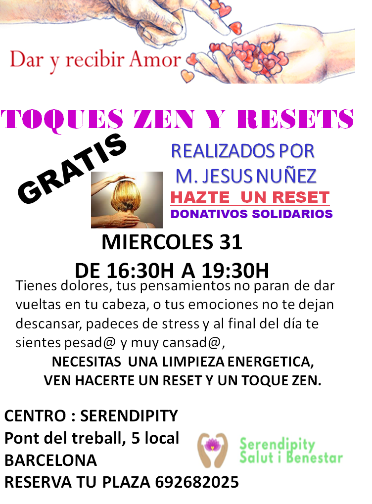 PRÓXIMO TOQUES ZEN Y RESETS