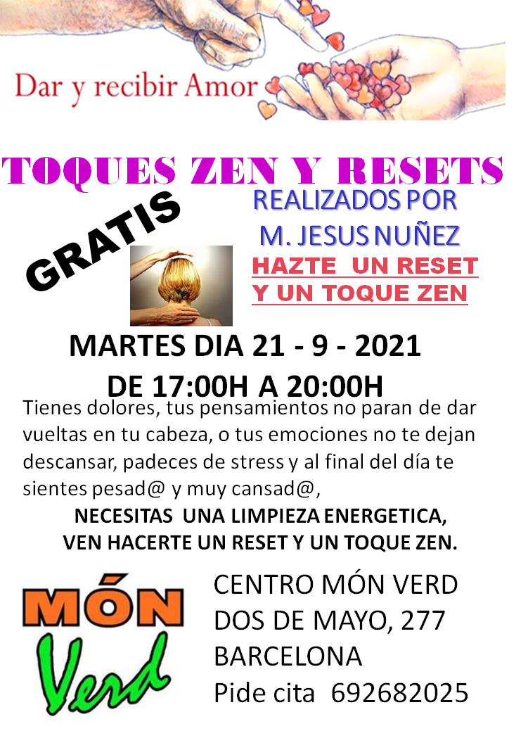 SEPTIEMBRE TOQUES ZEN Y RESETS