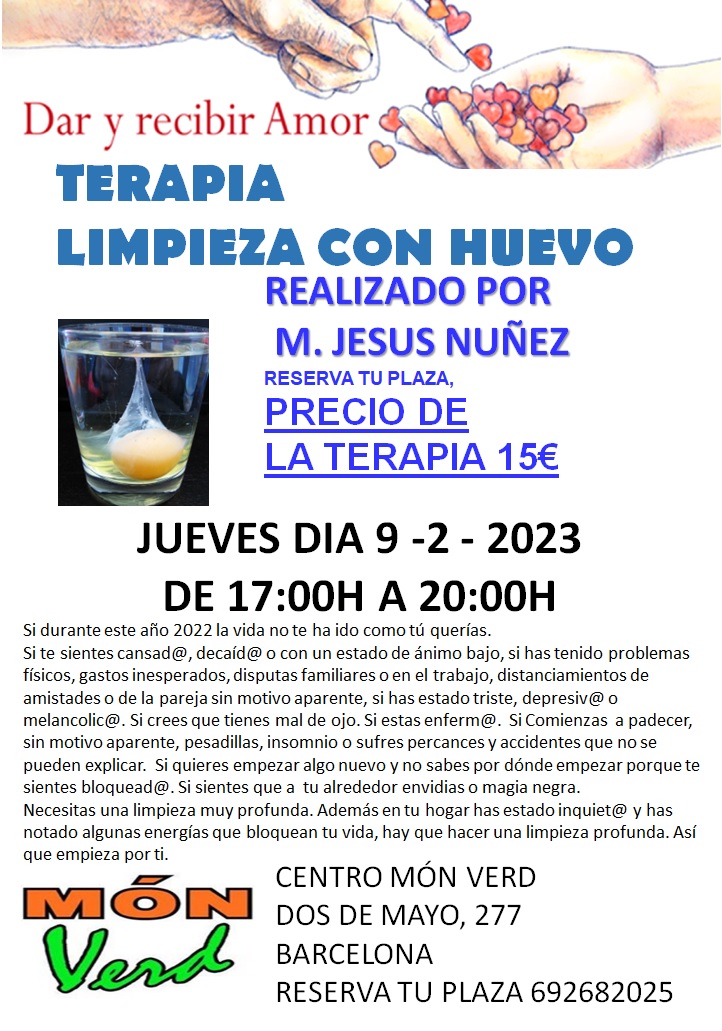 LIMPIEZA ESPIRITUAL, ENERGETICA Y TERRENAL  CON HUEVOS