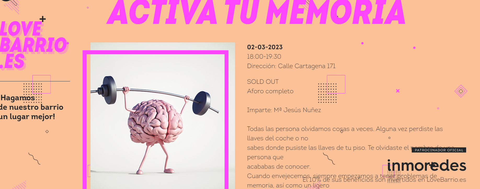 TALLER ACTIVA TU MEMORIA