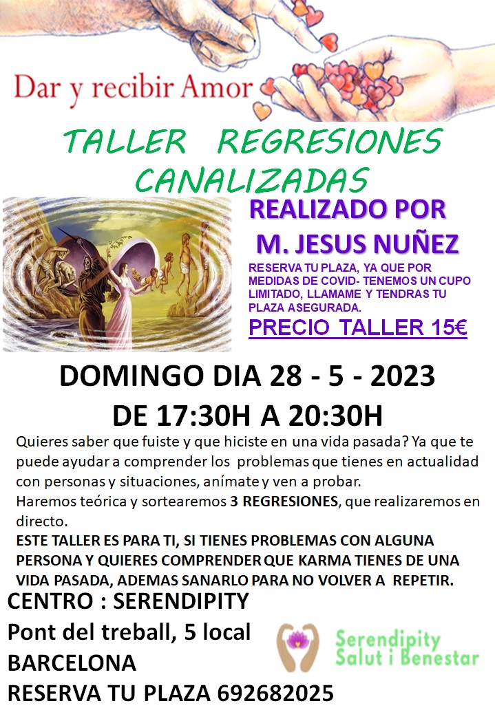 EL TALLER DE REGRESIONES CANALIZADAS