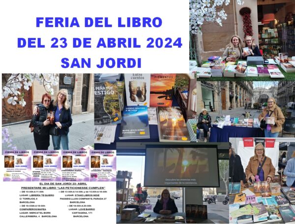 MI EXPERIENCIA EN LA FERIA DEL LIBRO DE SAN JORDI