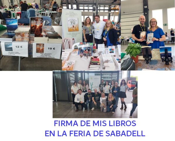 FIRMA DE MIS LIBROS EN LA FERIA DE SABADELL