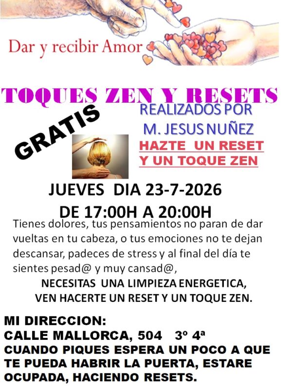 TOQUES ZEN Y RESET