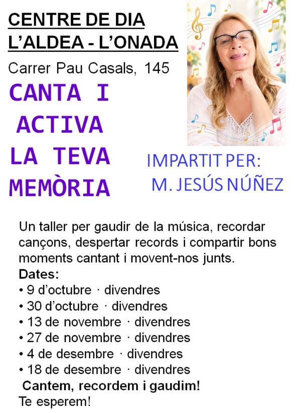 CANTA Y ACTIVA TU MEMORIA